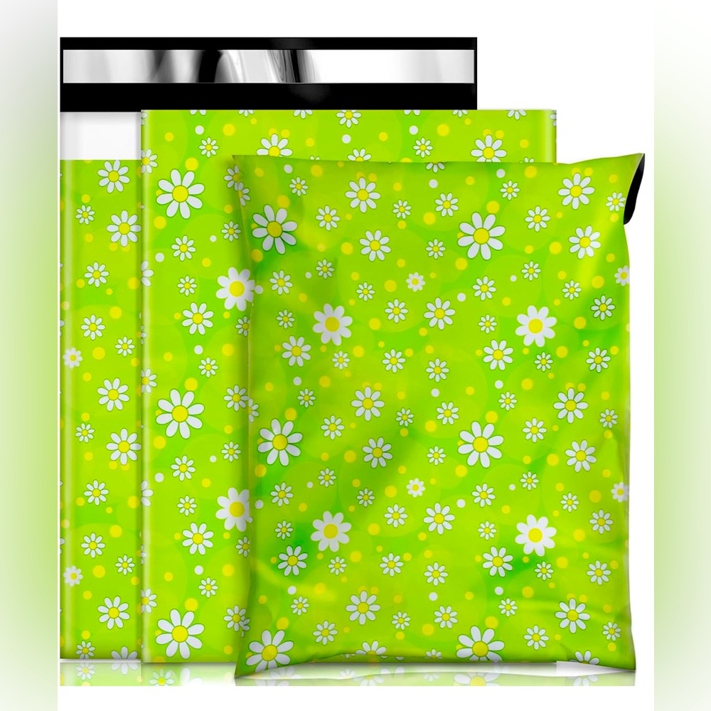 20 - 10x13 Daisy poly bags to keep your packages safe and secure